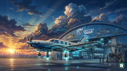 Aerial representation of a hybrid jump take-off aircraft system